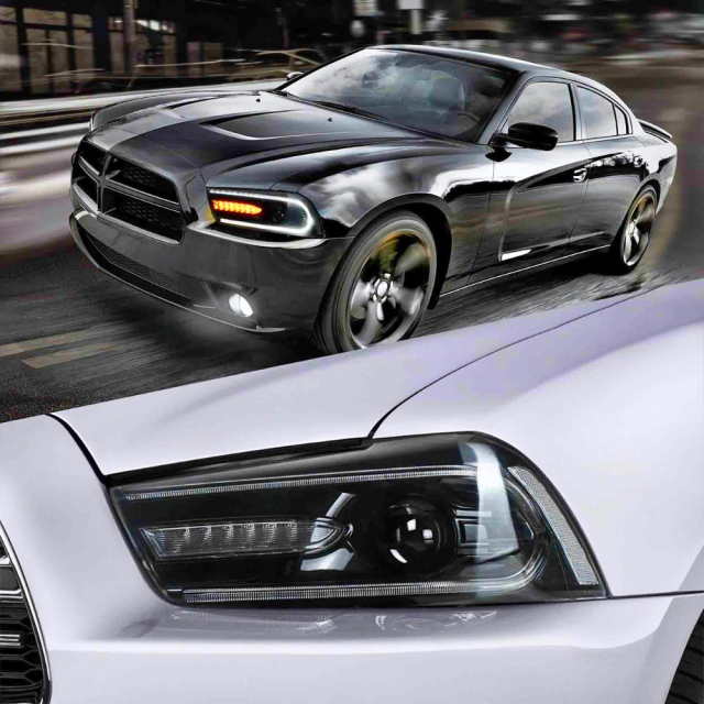 RETROPREPPED 2011-2014 DODGE CHARGER FACELIFT HEADLIGHTS main image